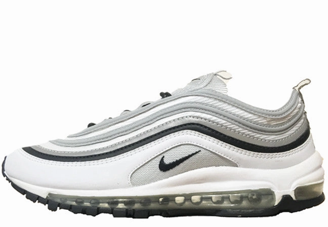 Nike Air Max 97 'White/Reflective Black' Everyday Shoes Smooth exterior