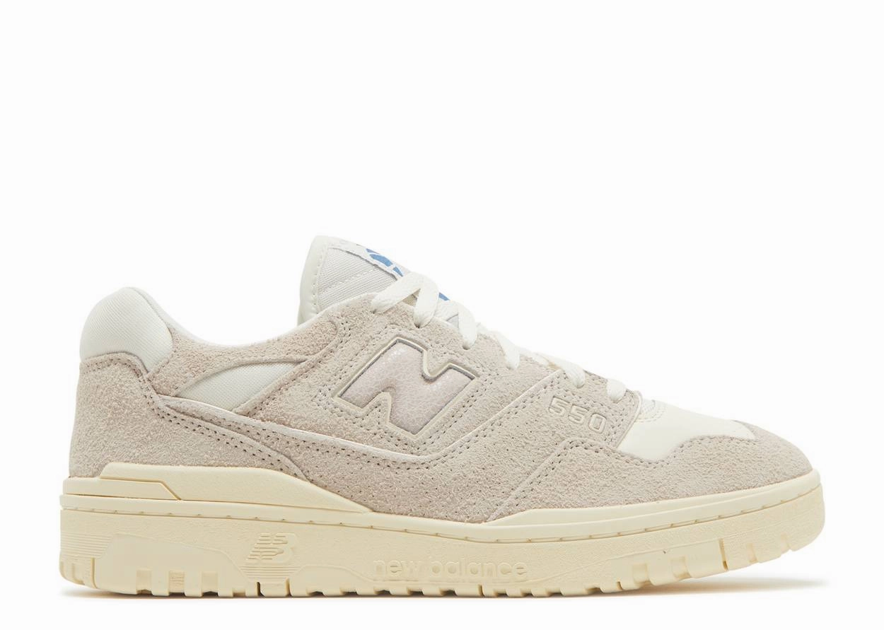 Odor Resistant Lining New Balance 550 Aime Leon Dore Grey Suede