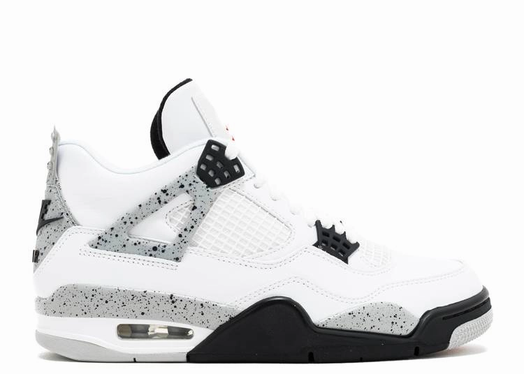 classic running shoes Jordan 4 Retro White Cement (2016) (Preowned Size 9 NB)
