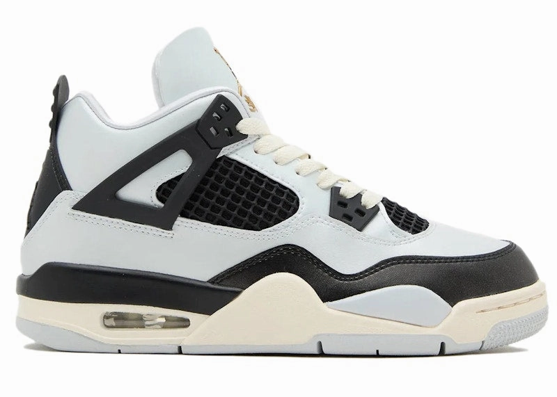 heavy - duty shoes air - filled - feature shoes Jordan 4 Retro Platinum Gold (GS)