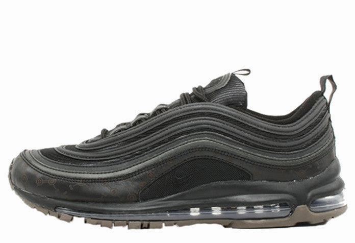 Nike Air Max 97 Powerwall Black/Olive Flexible Midsole Design Traction pods