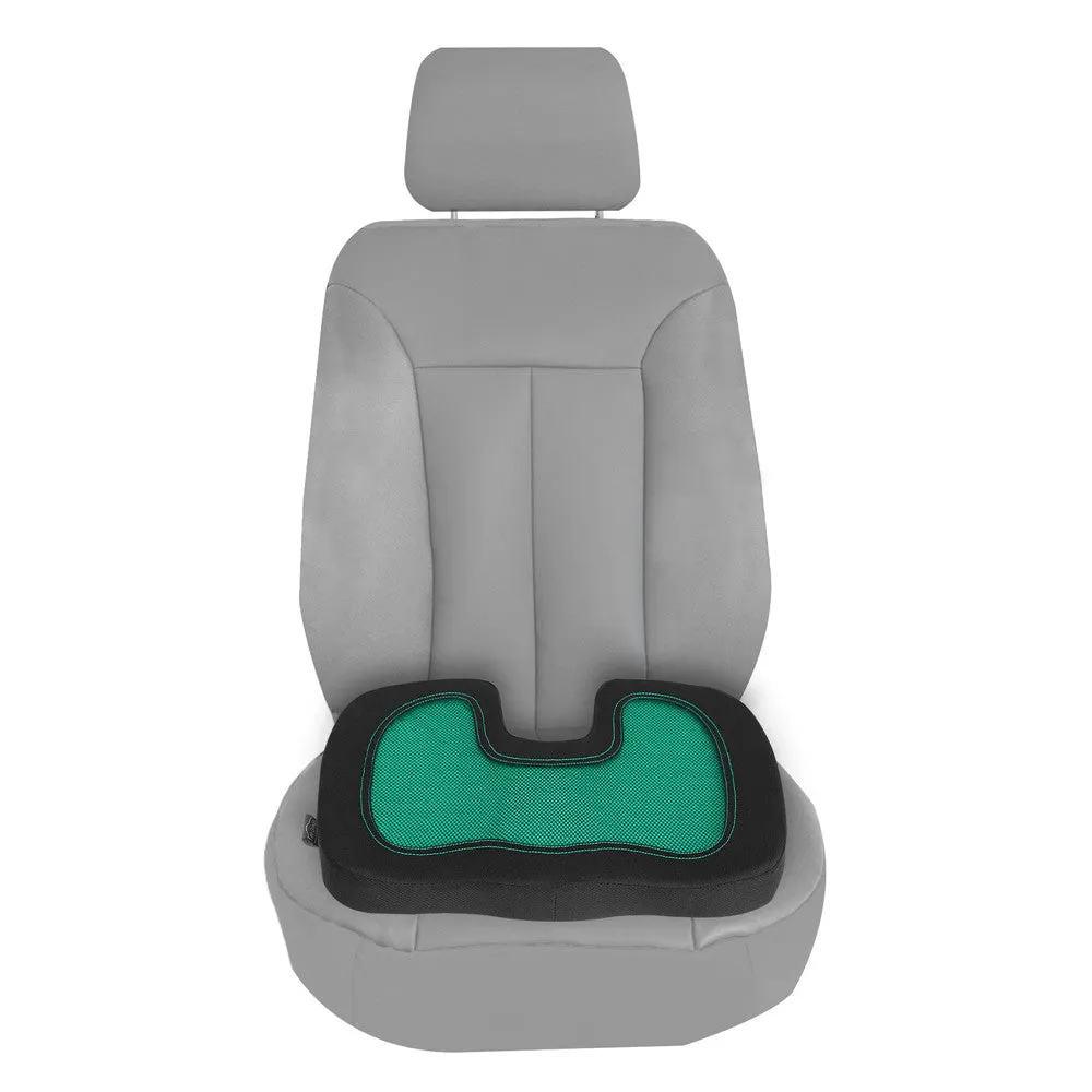Ergonomic Cooling Gel Car Seat Cushion Green