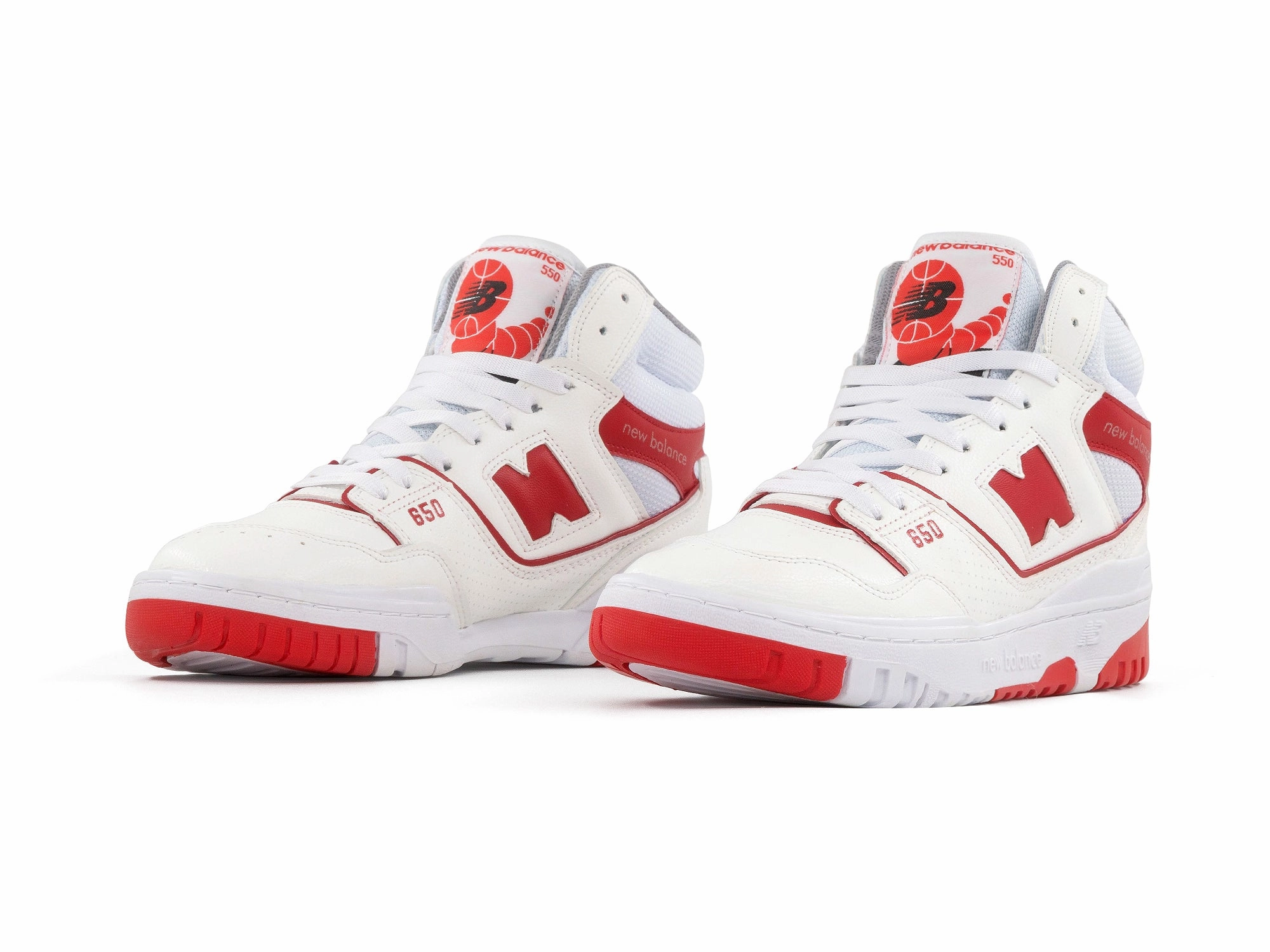 Tenis 650 Blanco Rojo Supportive Wear Mono Sock Fit Systems