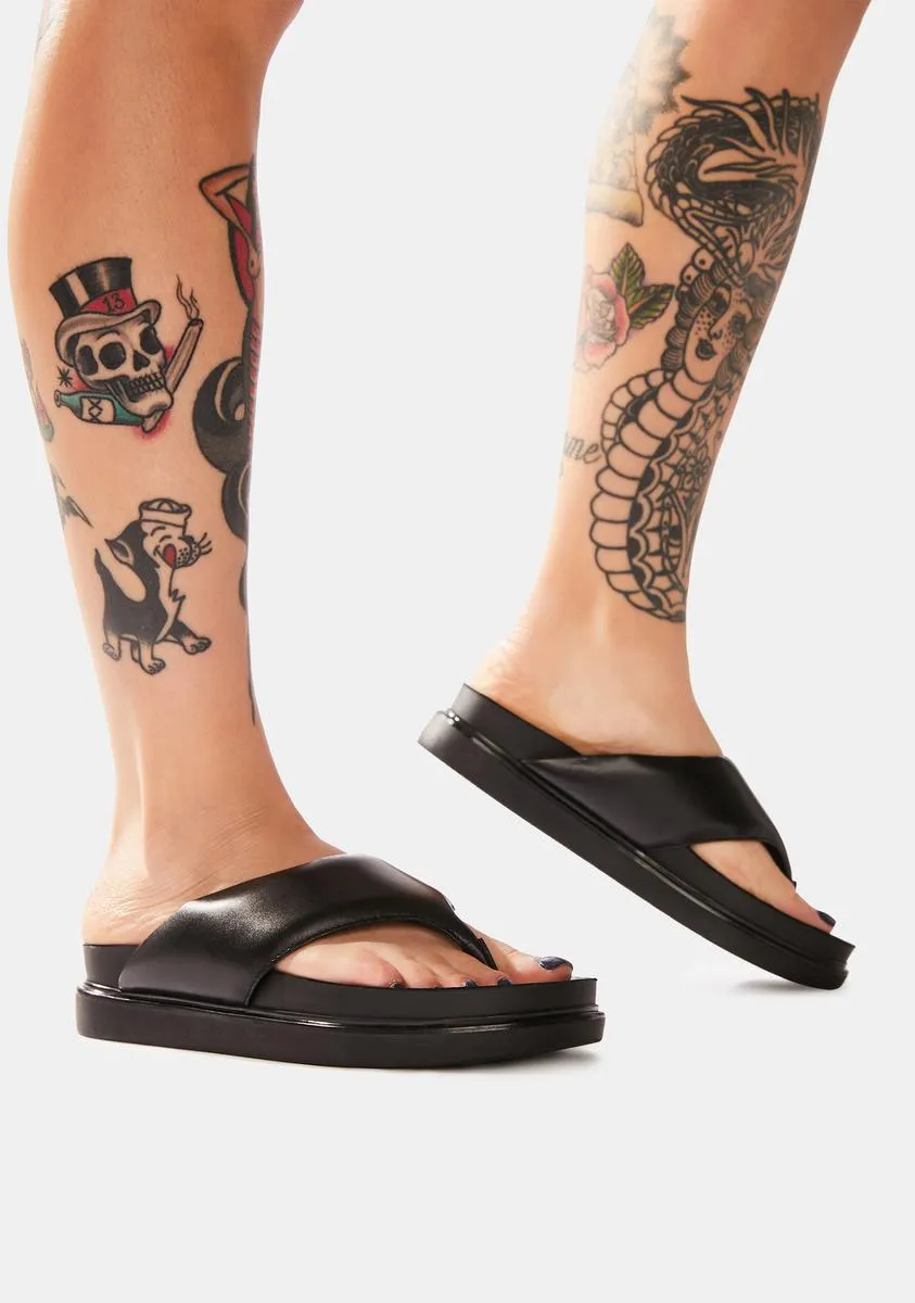 Erin Leather Thong Sandals