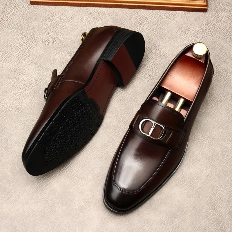 European Men Leather Oxford Shoes