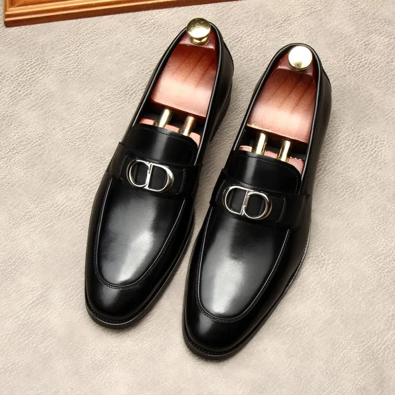European Men Leather Oxford Shoes