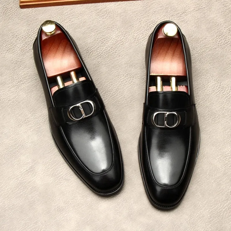 European Men Leather Oxford Shoes