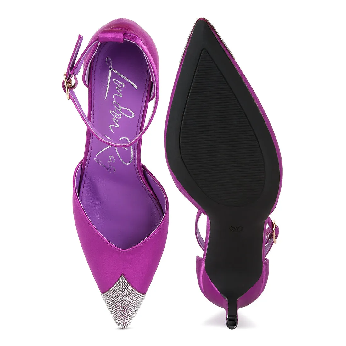 Everalda Toe Cap Embellished Sandals