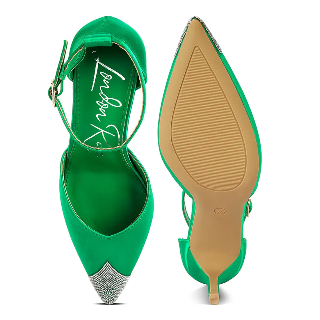Everalda Toe Cap Embellished Sandals