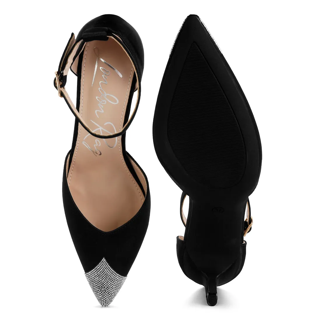 Everalda Toe Cap Embellished Sandals