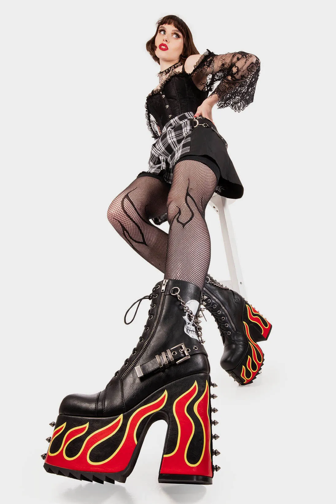 Expensive Pain Chunky Platform Ankle Boots