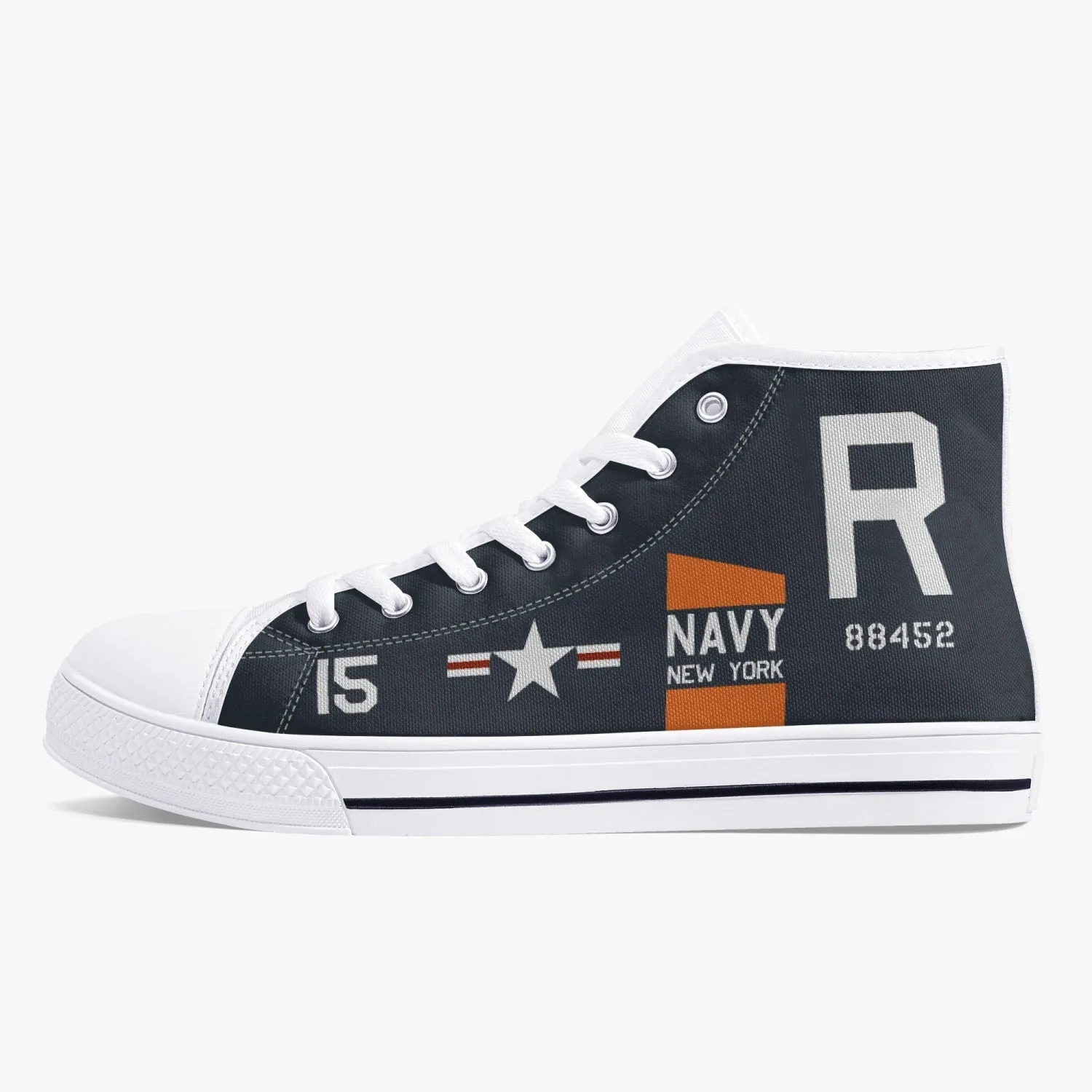 F4U Corsair "NAS New York" High Top Canvas Shoes