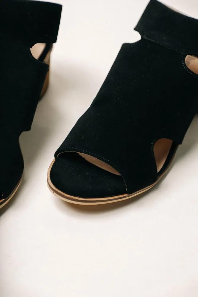 Faelyn Cut Out Heels in Black
