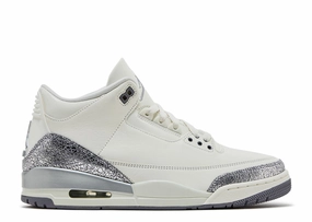 Dark color Wmns Air Jordan 3 Retro "Sail Cement Grey" (Wilmington Location)