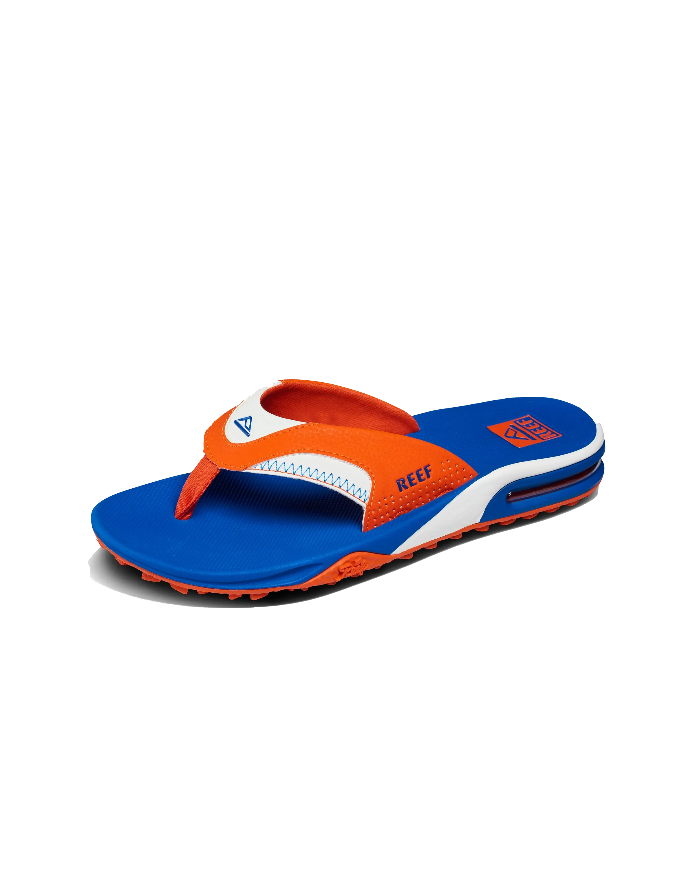 Fanning Pregame Flip Flops in Orange & Blue