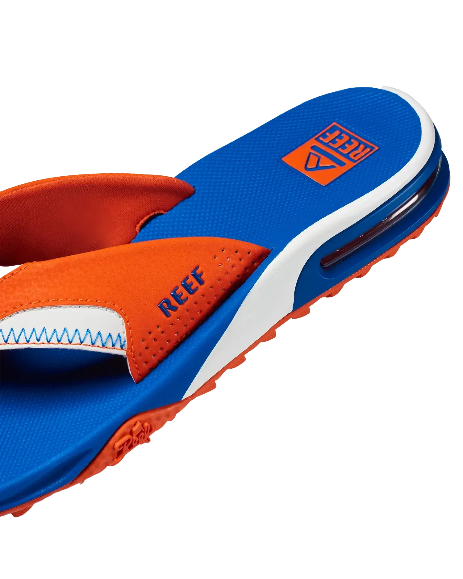 Fanning Pregame Flip Flops in Orange & Blue