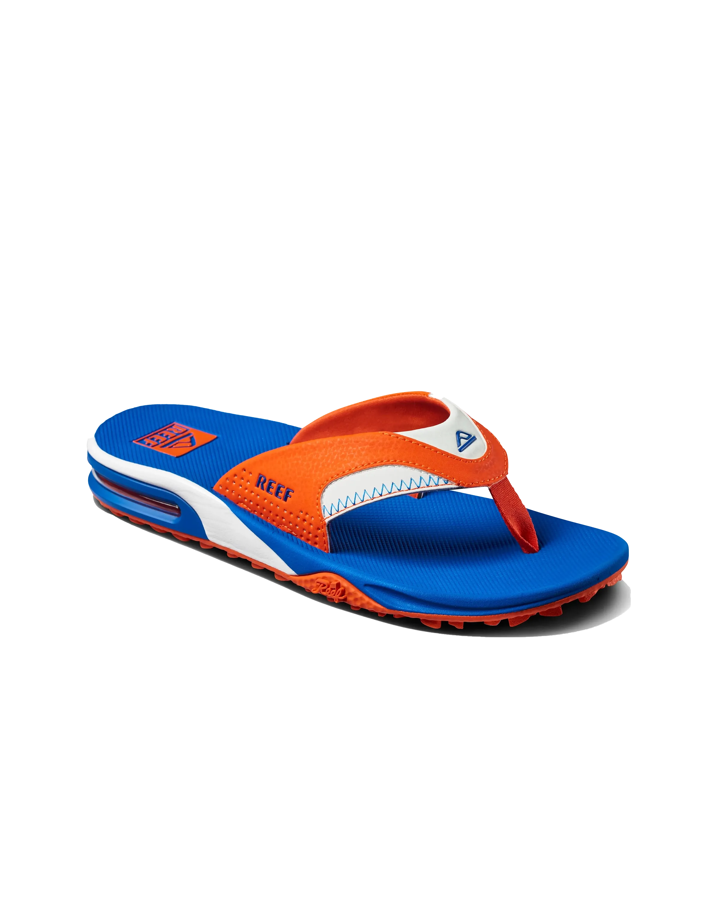 Fanning Pregame Flip Flops in Orange & Blue