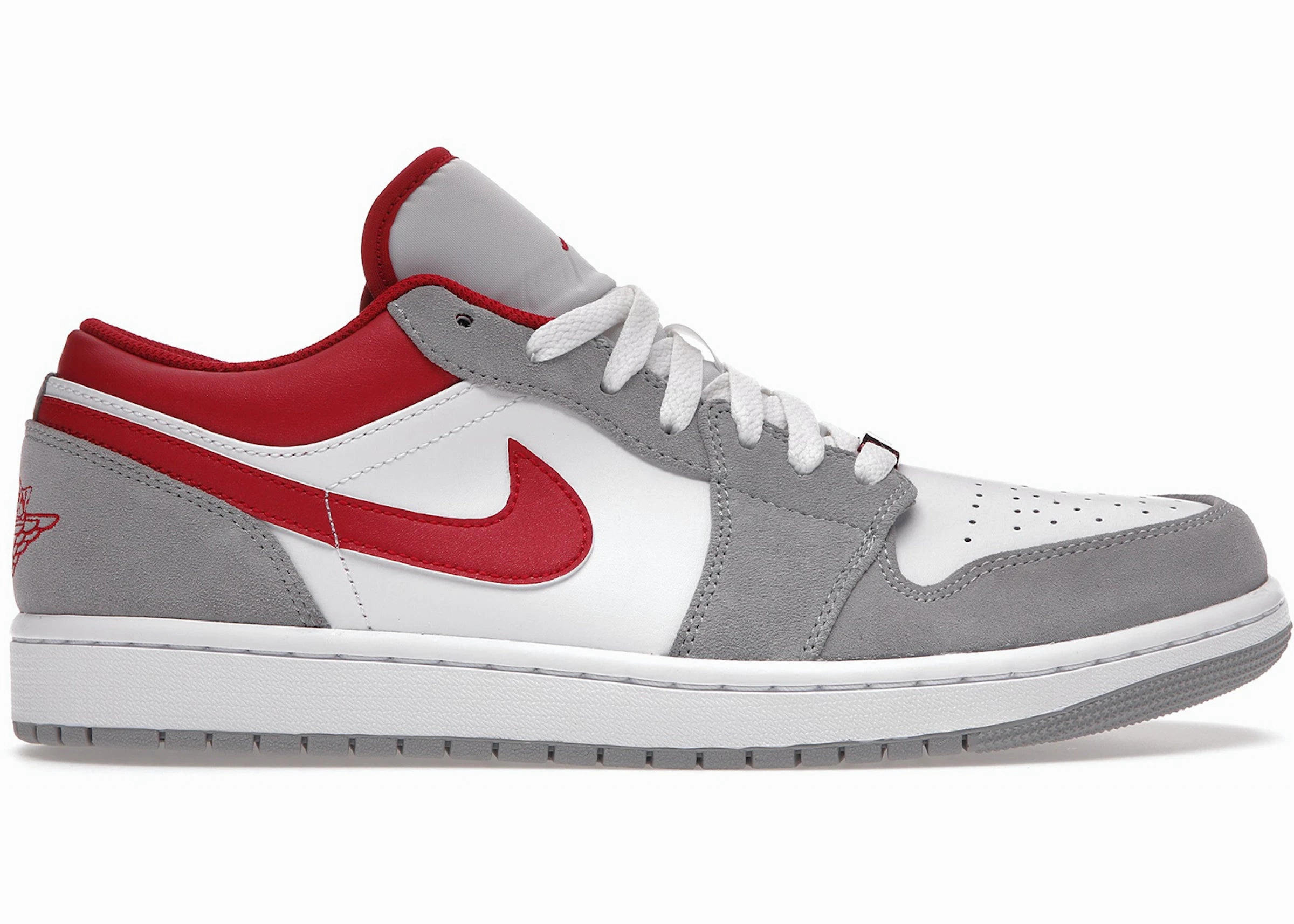 Jordan 1 Low SE Light Smoke Grey Gym Red Cross training