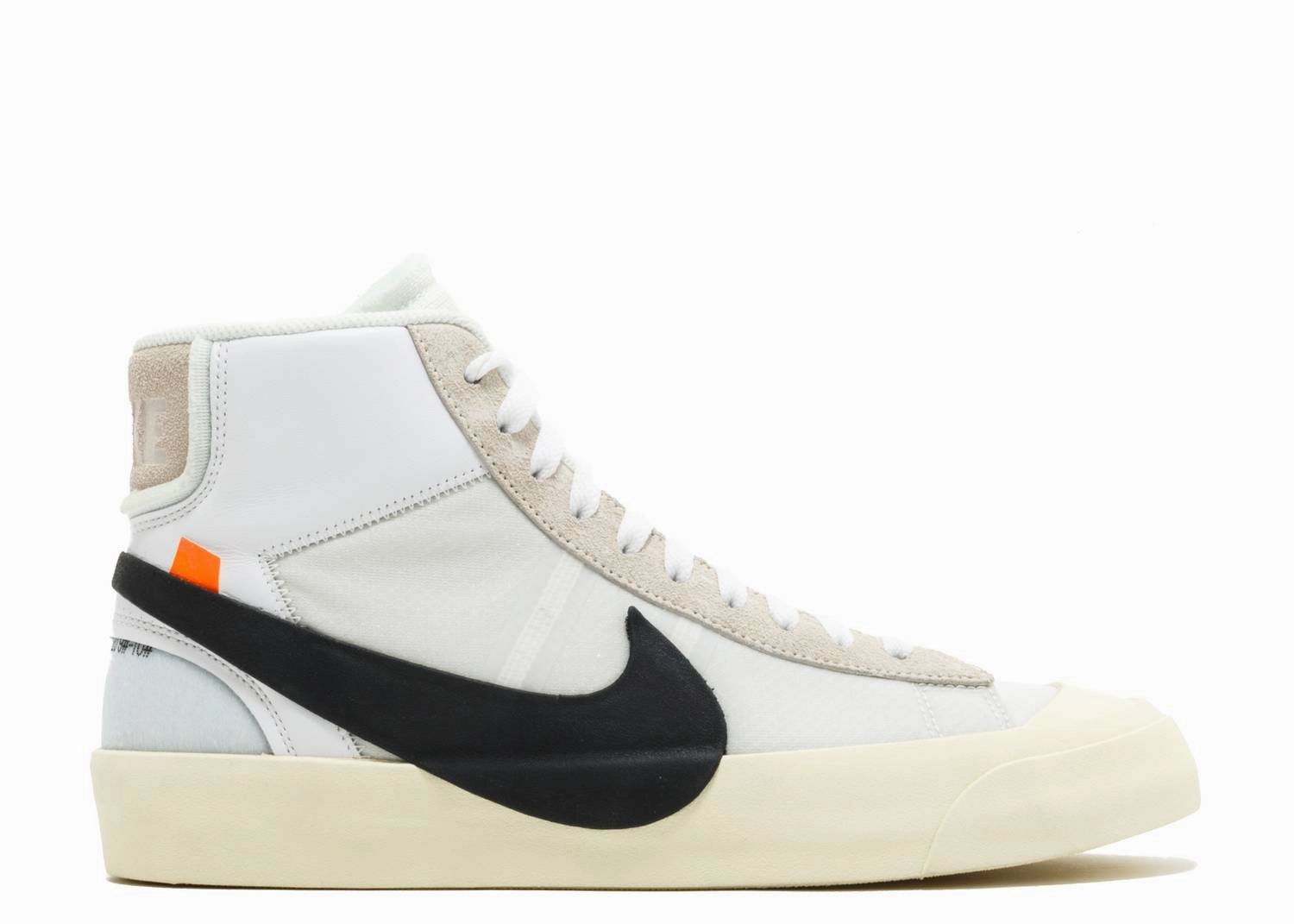 polyester - feature shoes shoe protectors The 10: Nike Blaze Mid "OFF-WHITE" (Myrtle Beach Location)