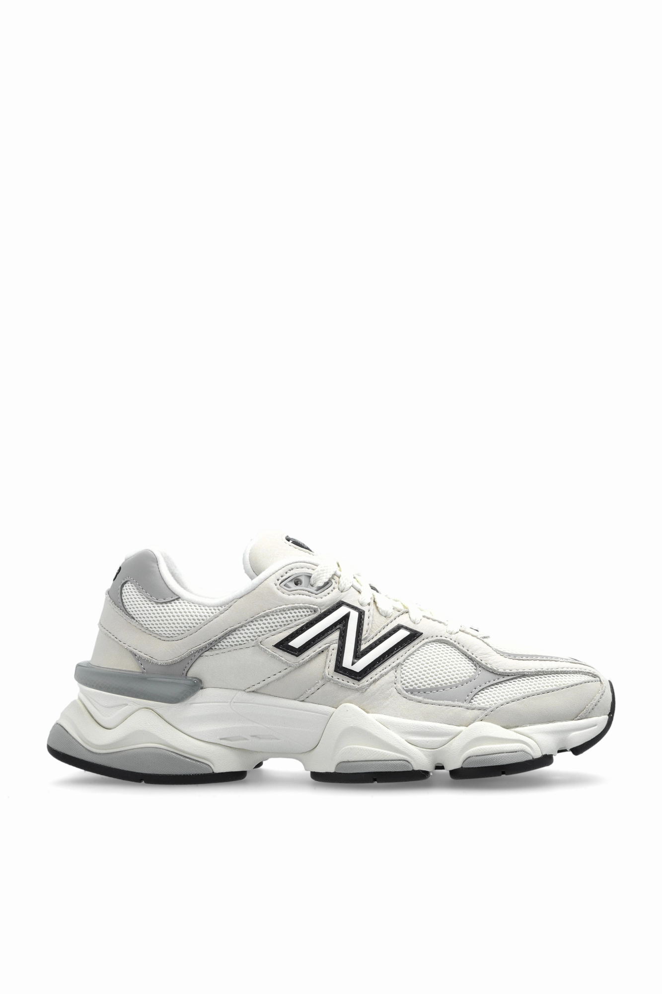 Shock Dissipating Midsole Hygroscopic Inner Layer New Balance 9060 'Light Bone'