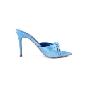 First Crush Satin Knot High Heeled Sandals