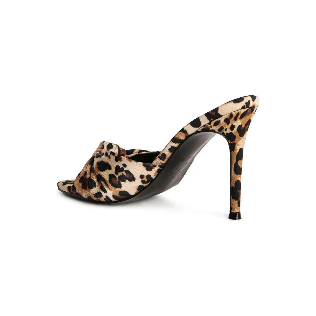 First Crush Satin Knot High Heeled Sandals