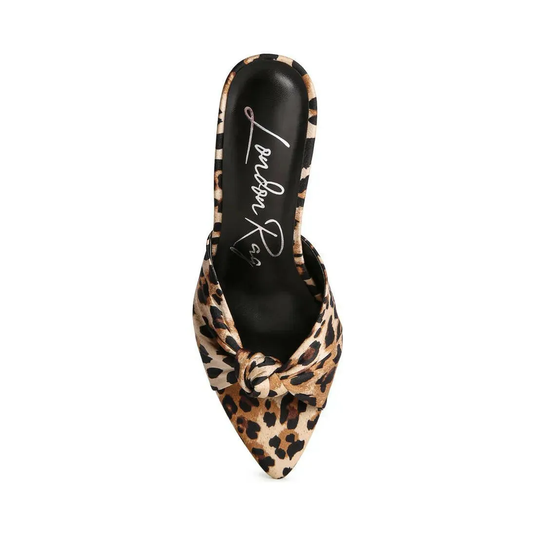 First Crush Satin Knot High Heeled Sandals
