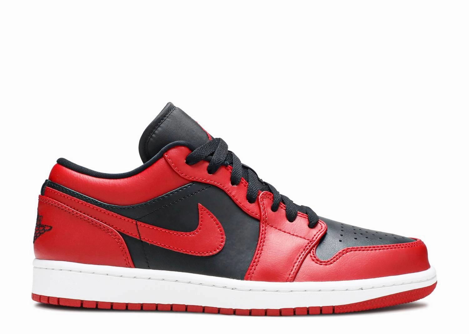 Air Jordan 1 Low "Reverse Bred" (Wilmington Location) Comfort Memory Foam Ankle Support