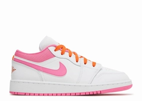 All-Day Durability Full Cushion Jordan 1 Low Pinksicle Orange (GS)