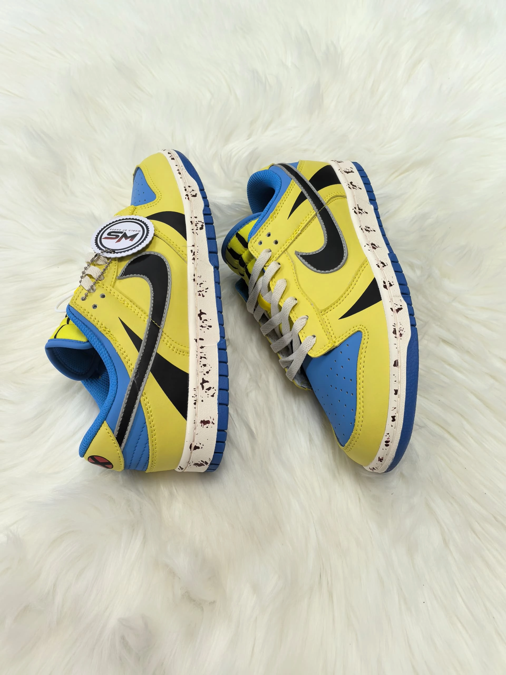 High Top Design Nike dunk low WOLVERINE DEADPOOL custome