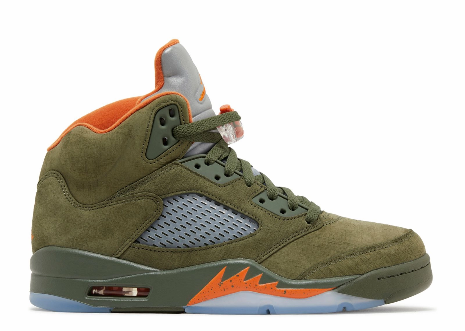 Air Jordan 5 Retro "Olive" 2024 (Wilmington Location) endurance equipment
