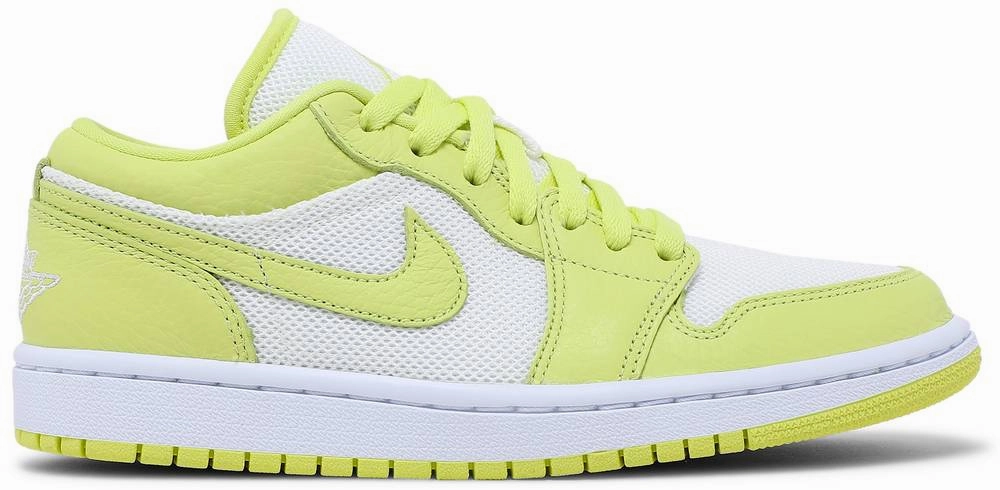 Wmns Air Jordan 1 Low "Limelight" (Wilmington Location) Comfort Ready Lace Lock System
