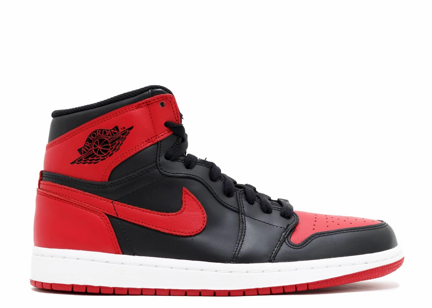 Airflow Ventilation Channels Air Jordan 1 Retro High OG "Bred" 2013 (Myrtle Beach Location)
