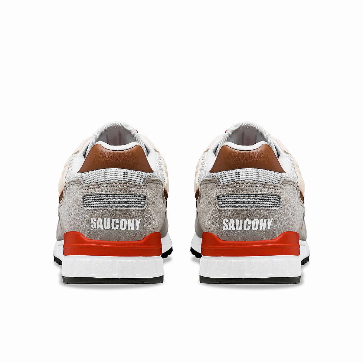 female athlete shoes sports festival running option Saucony Shadow 5000 'Grey/Brown'