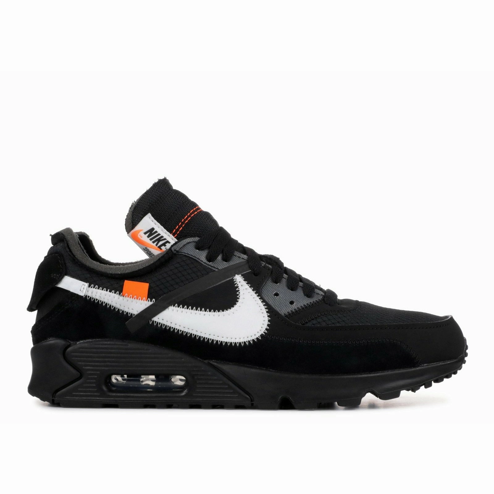 Off-White X Air Max 90 2.0 "Black" (2019) Durable Binding
