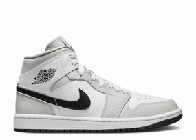 Jordan 1 Mid Light Smoke Grey (W) Hydrophobic rowing shoes
