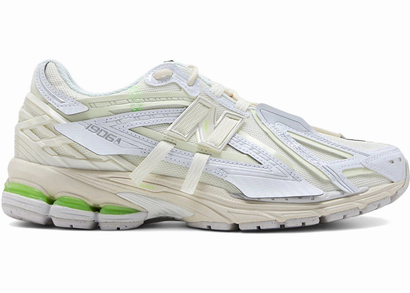 New Balance 1906AWhite Green Flexible Wear comfortable top
