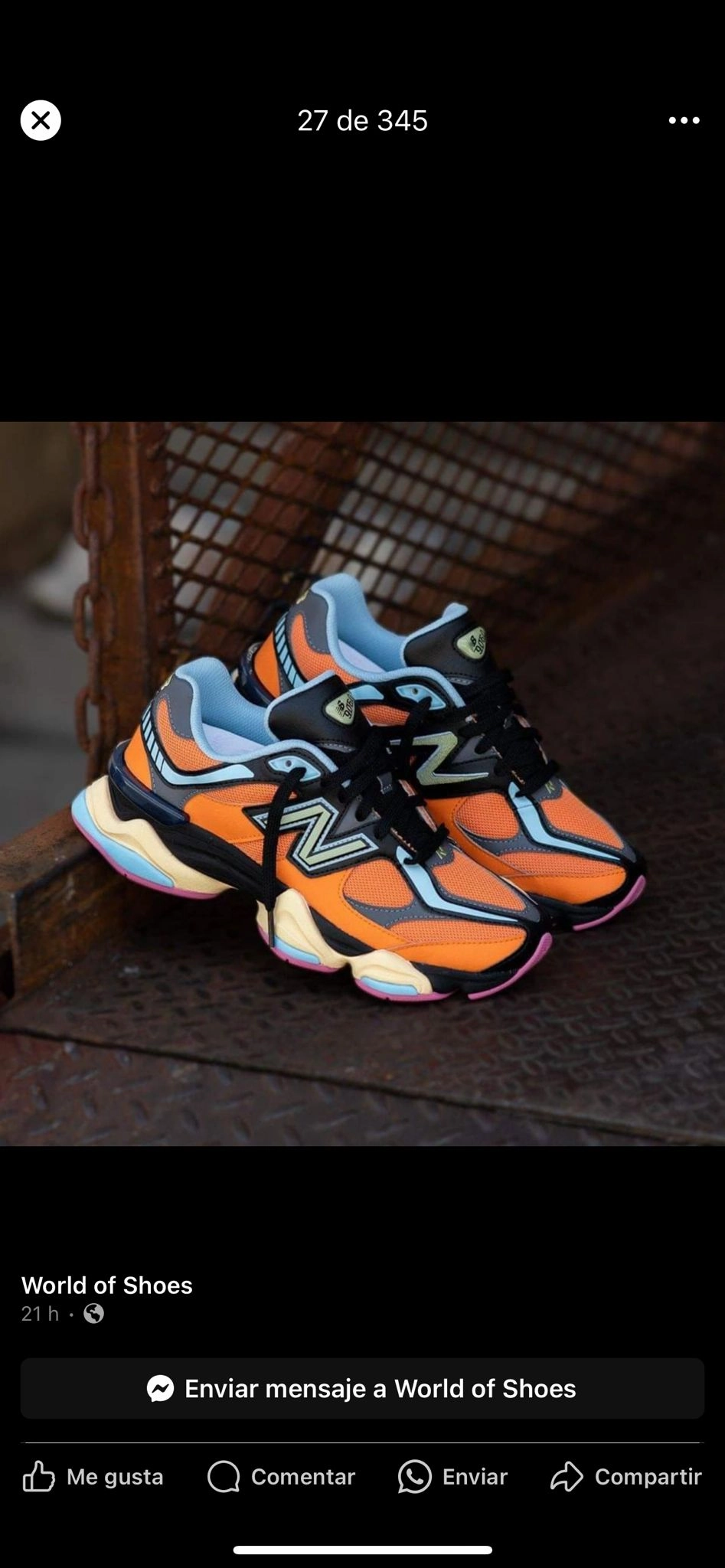 New Balance 9060 Sun Glow Team Sky Blue Breathable mesh design