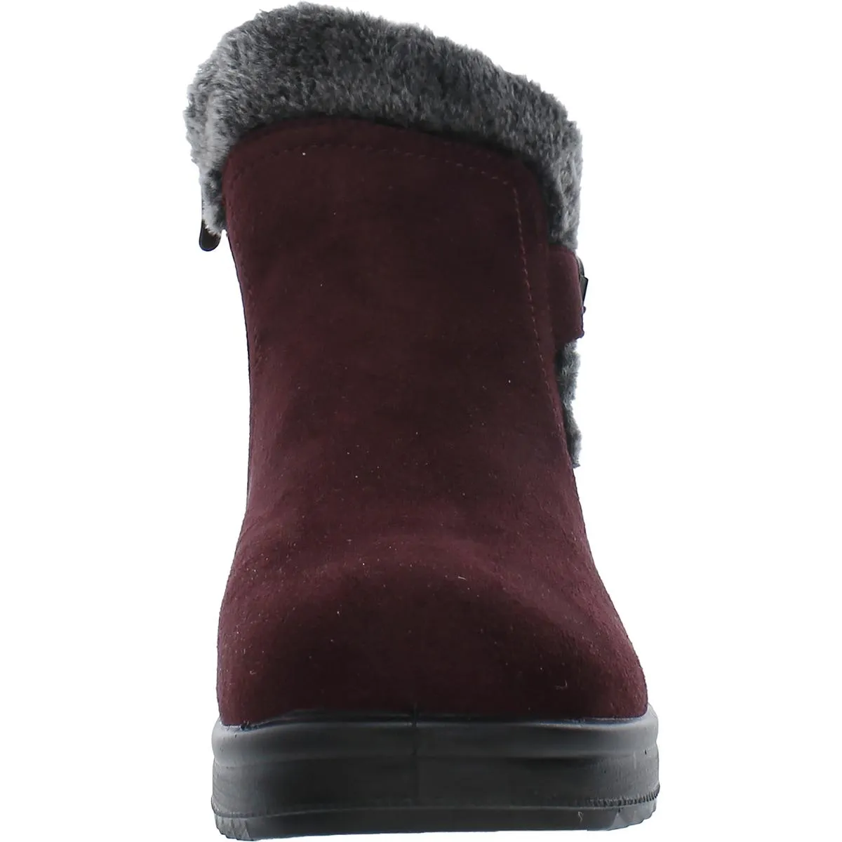 Flexus by Spring Step Womens Santuzza Faux Suede Slip Proof Ankle Boots