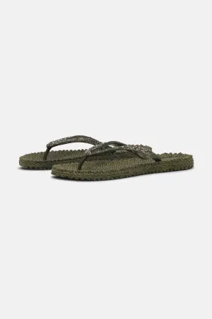 Flip Flops with Glitter Army