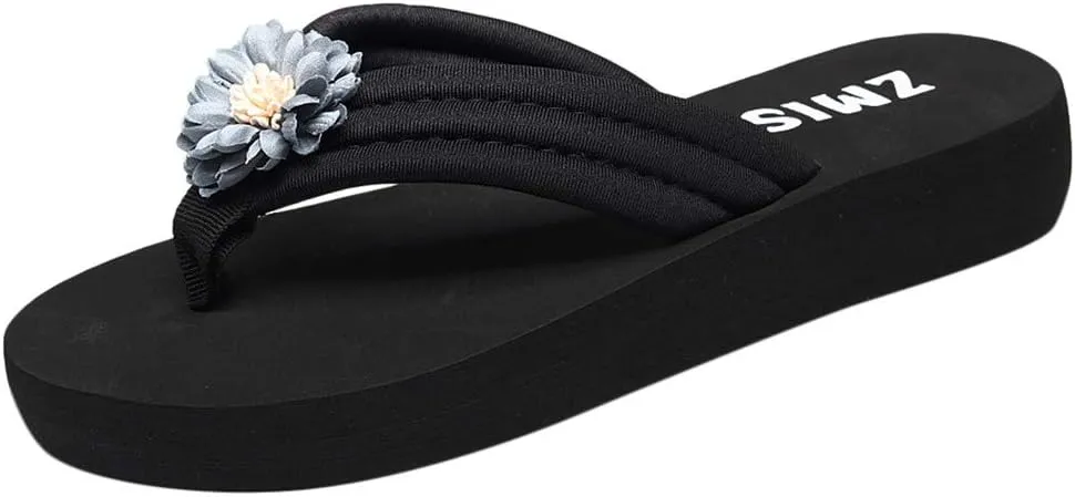 Flip Flops Women Summer Beach Casual Thong Sandals White Flip Flops Comfort Beach Thong Sandals Indoor Outdoor