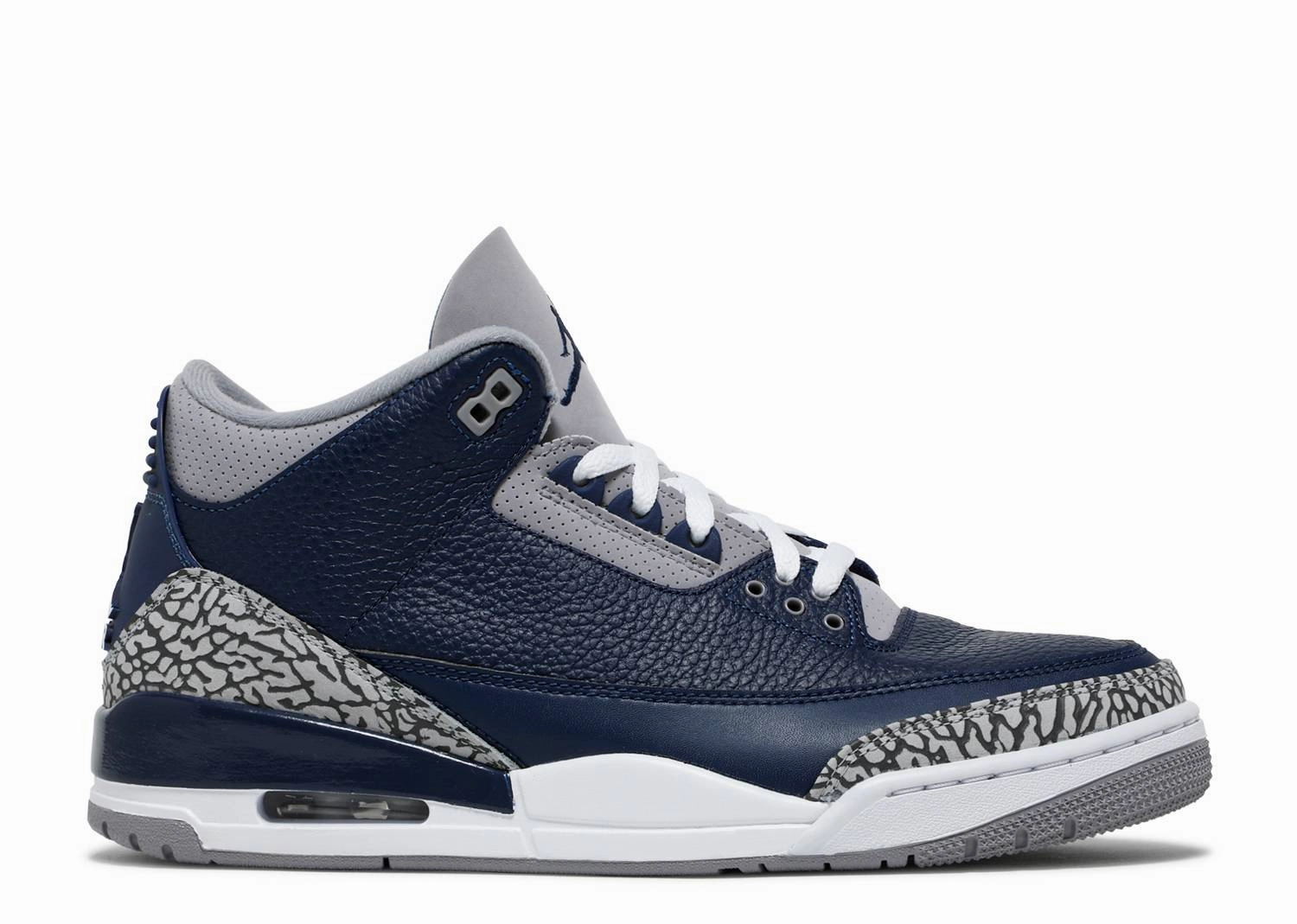 Air Jordan 3 Retro "Georgetown" (Myrtle Beach Location) arch - support - system - stability shoes Comfort-focused