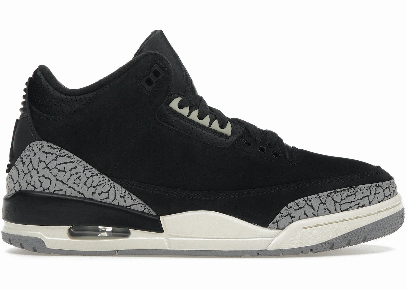 Light   Reflective Jordan 3 Retro Off Noir