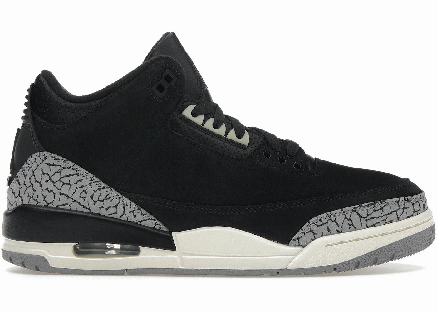 Breathable frame Jordan 3 Retro Off Noir