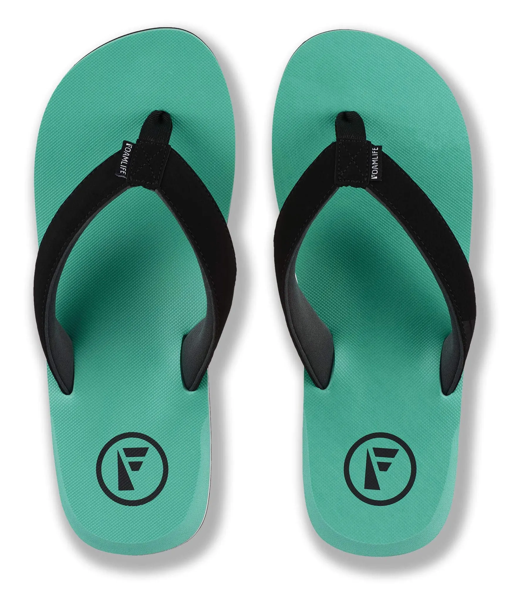 Foamlife Mens 'Traa' Flip Flops - Spearmint