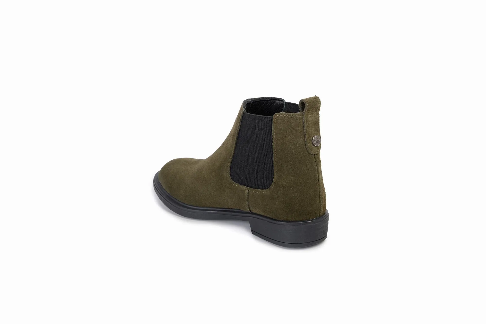 FOOT FEDERATION CHELSEA KIDS' BOOT SUEDE ARMY GREEN