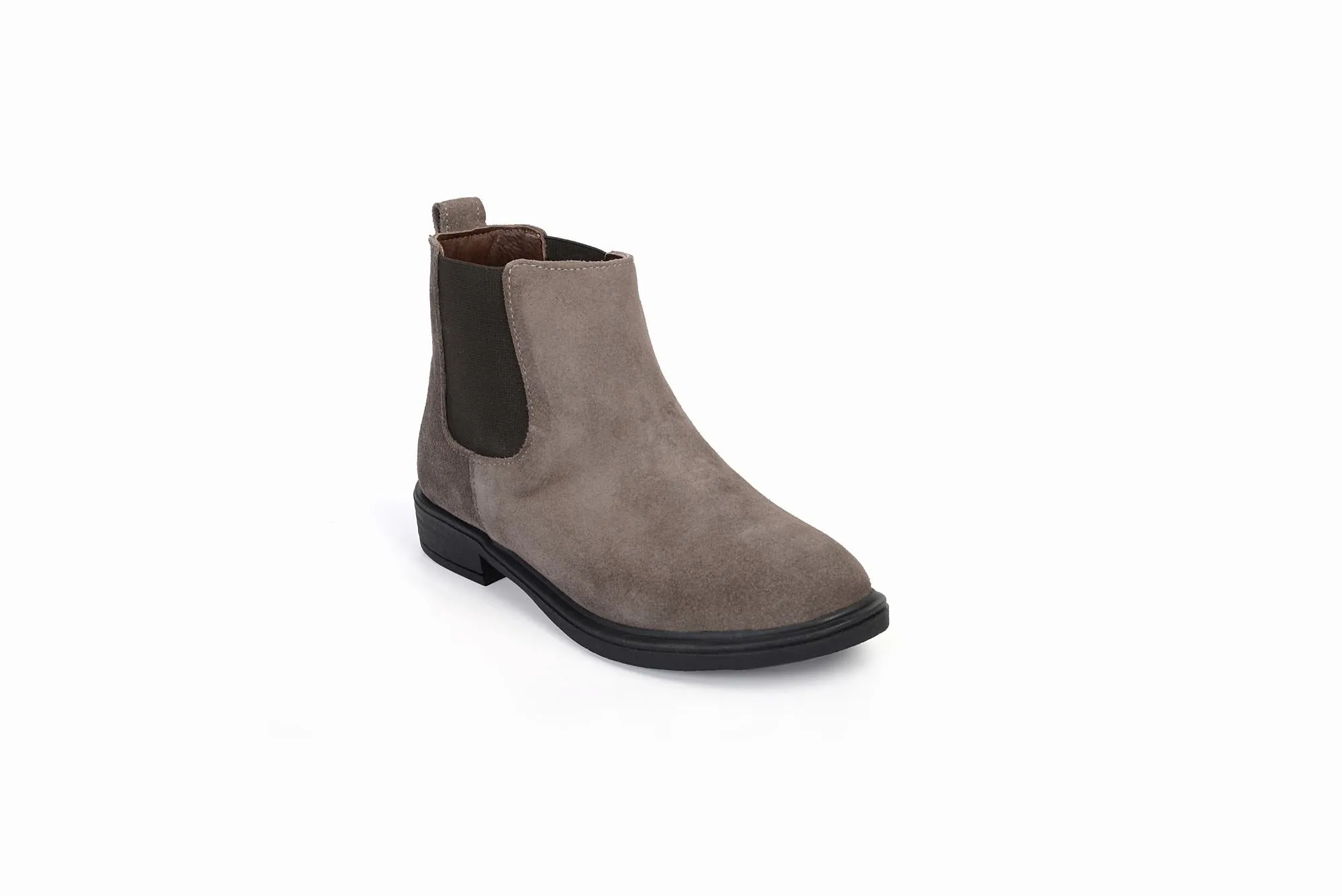FOOT FEDERATION CHELSEA KIDS' BOOT SUEDE MINK GRAY
