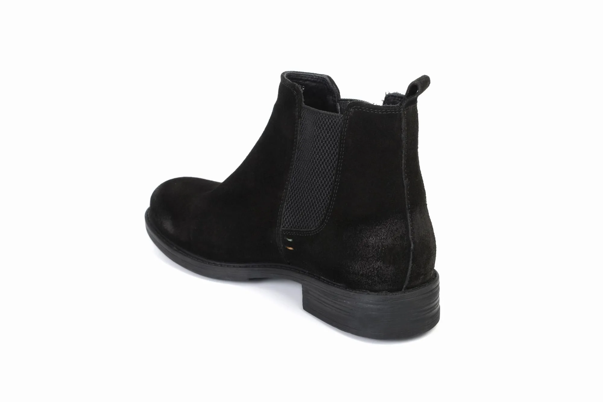 FOOT FEDERATION CHELSEA MENS BOOT SUEDE BLACK