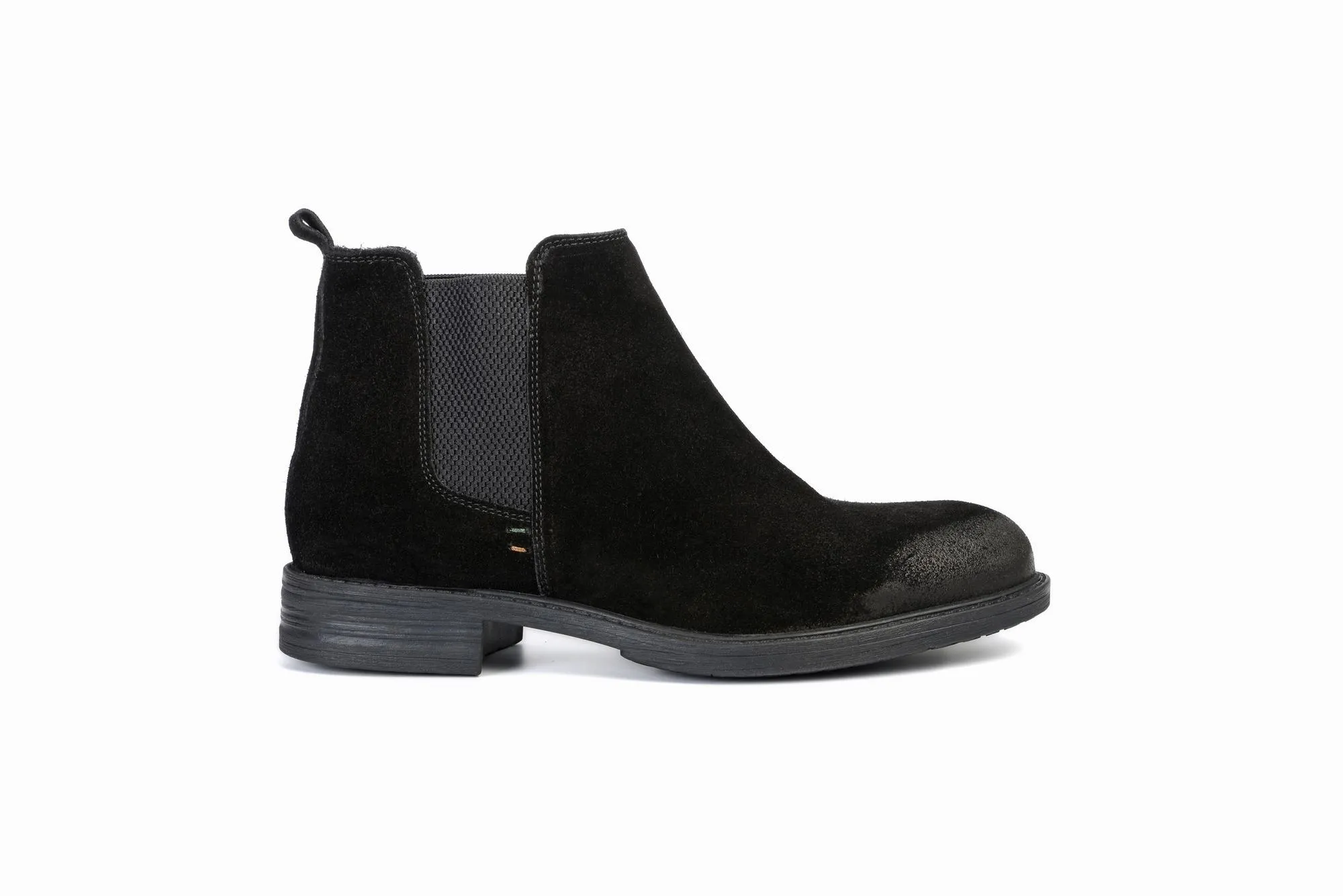 FOOT FEDERATION CHELSEA MENS BOOT SUEDE BLACK