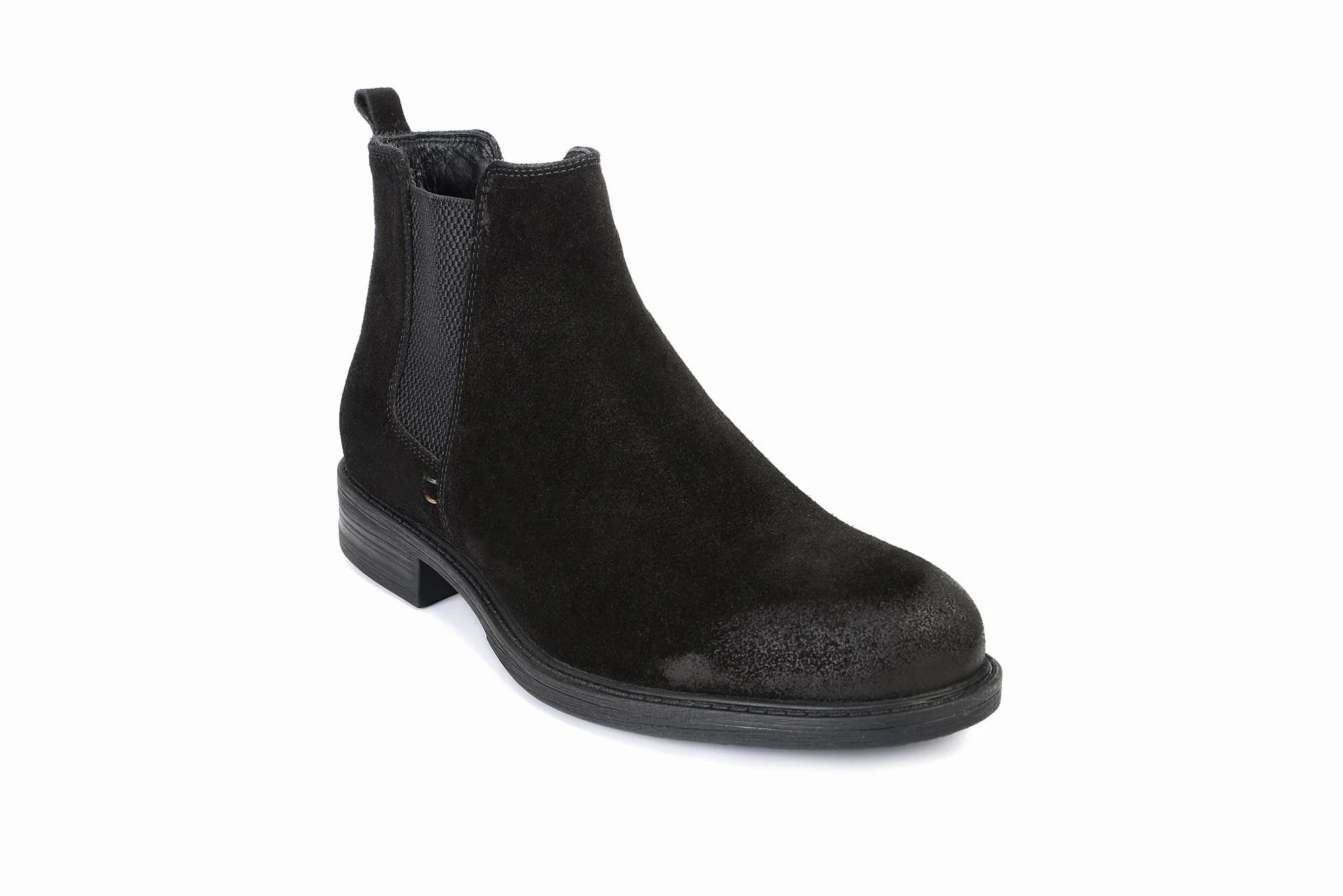 FOOT FEDERATION CHELSEA MENS BOOT SUEDE BLACK